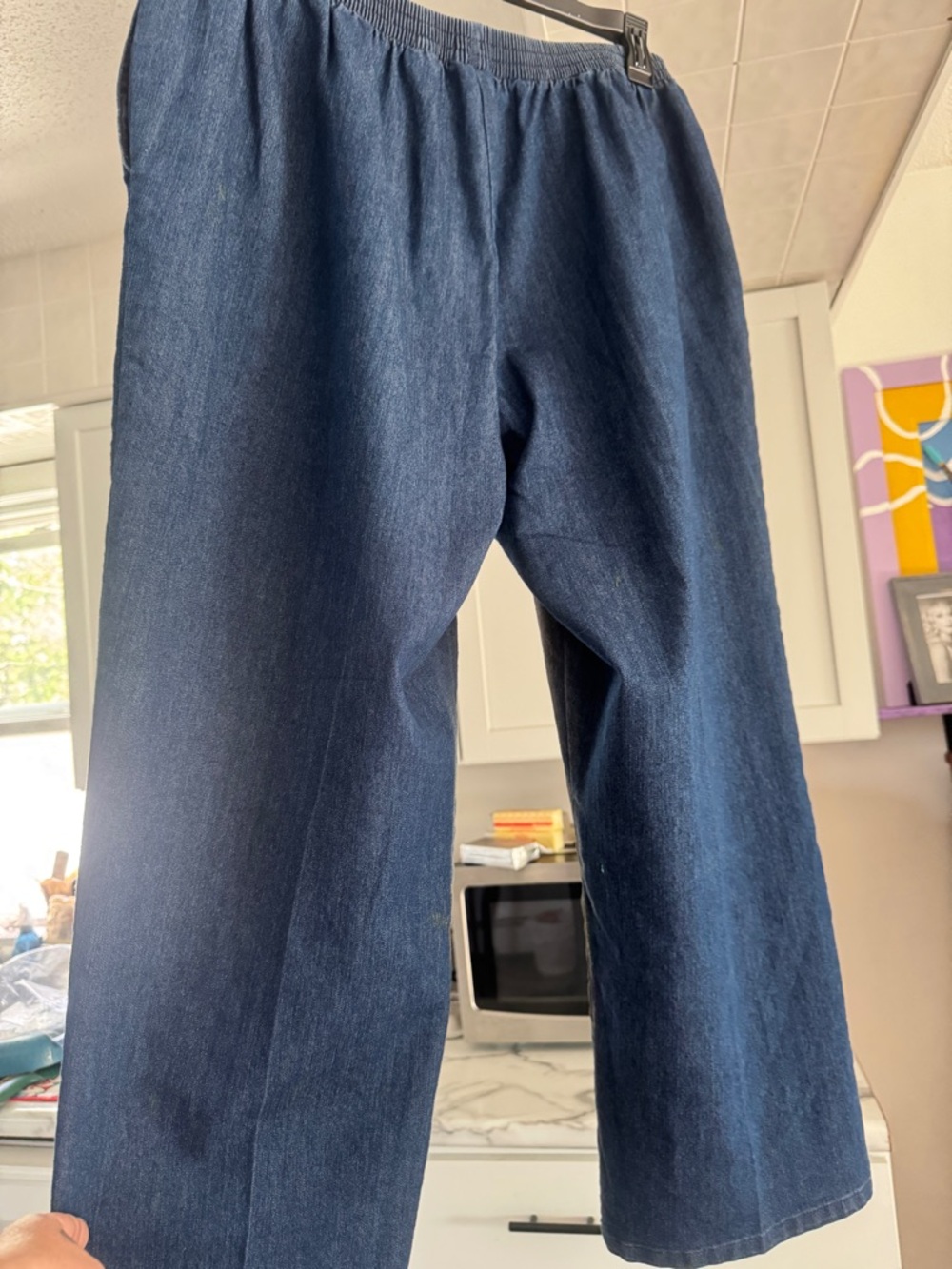 Custom Painted Women’s Size 14 Jeans - One-of-a-Kind Wearable Art - Picture 7 of 11